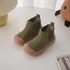 Japanese Korean Children's Shoes Autumn New Boys and Girls Toddler Steady Shoes Short Boots Smoke Boots Cloth Boots Children's Cloth Shoes