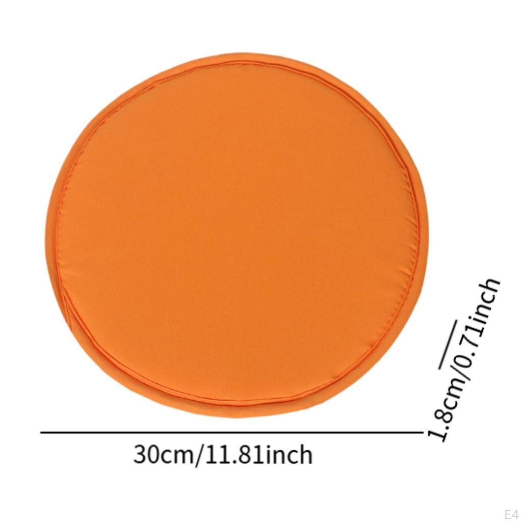 Round Chair Seat Cushion Anti Slip Pad Stool for Household Garden Sofa