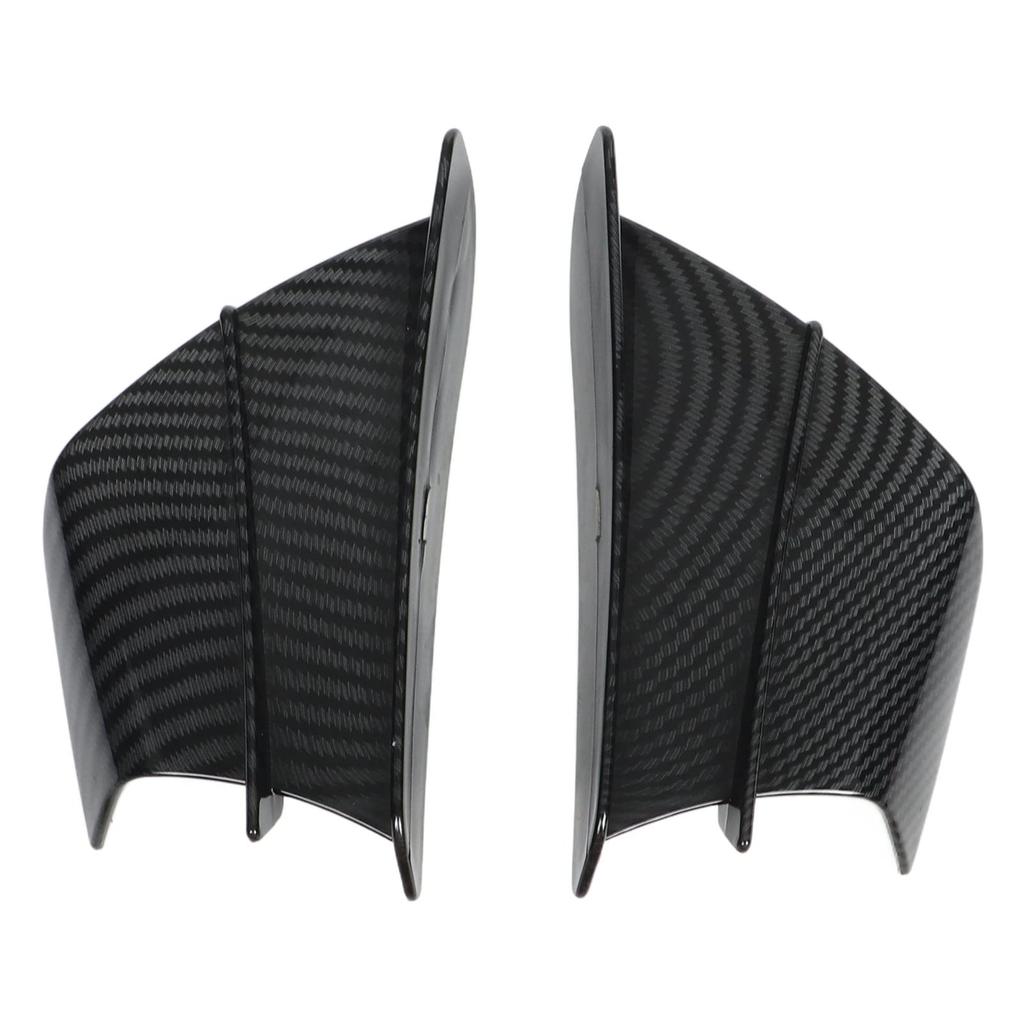 Motorcycle Winglets, Wing Spoiler, Aerodynamic Wing Kit Spoiler, ABS Material, Universal, 2pcs