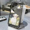 Мультяшный чехол «Маленький Овечка» из мягкого материала для Apple iPhone 11, 12, 14, 15, 16Pro, 17ProMax - Противоударный, Космическая Тема