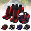 9Pcs Auto Seat Covers Full Set Front Seat + Rear Seat  For Car Truck SUV Van Universal Car Seat Cushion