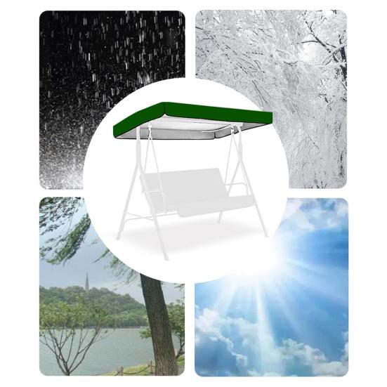 Замена навеса-качалки, водонепроницаемая ткань Оксфорд, навес для стула-качели, навес для наружного патио, верхняя крышка, козырек от солнца, чехол для стула для садовых качелей