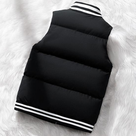 Осенне-зимний мужской жилет, ветрозащитный жилет с воротником-стойкой, свободная куртка без рукавов с хлопковой подкладкой для повседневной носки