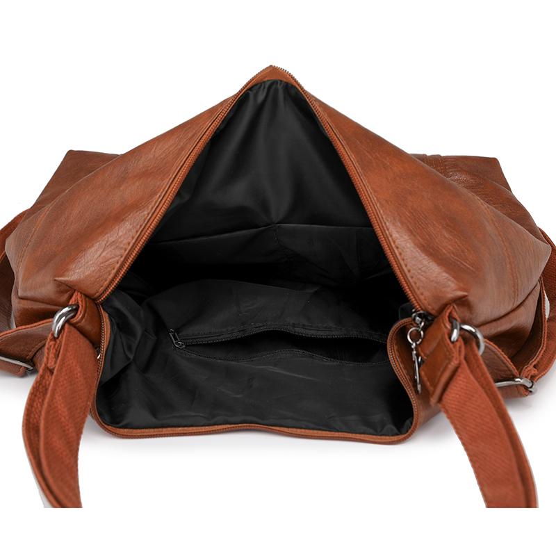 Женская сумка из мягкой кожи, многофункциональный рюкзак