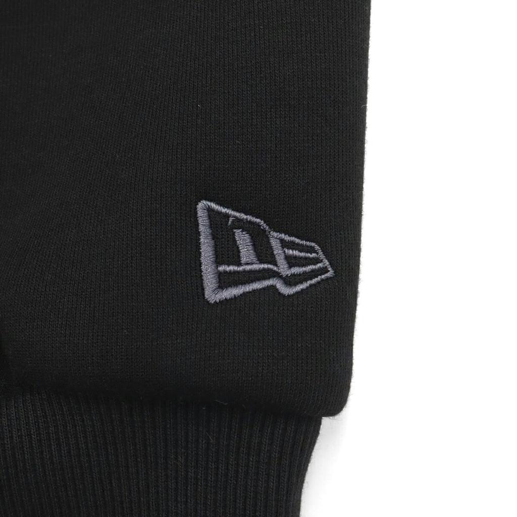 New Era Мужская толстовка с молнией Golf Tech Sweat с тисненым логотипом, круглая, размер L, черный 15129443 NER37G9137