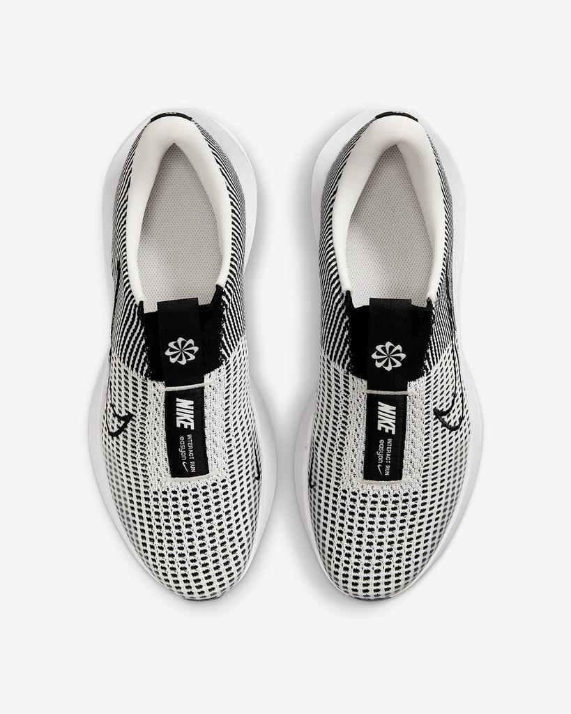 FV5590-002 Nike Interact Run EasyOn Phantom White Black (Men's)