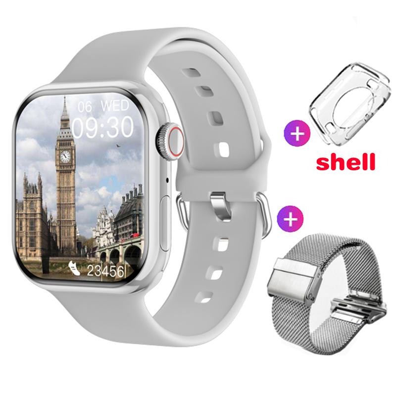 Смарт-часы для женщин Ultra Series 9, умные часы с NFC для мужчин, BT Call, водонепроницаемая, с беспроводной зарядкой, 2,05-дюймовый экран для часов 9