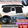 Противоскользящий коврик для Volkswagen VW Touran MK1 2003 ~ 2015, противоскользящий коврик для приборной панели, солнцезащитный козырек, аксессуары для приборной панели 2004 2005 2010 2011 2012
