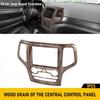 Накладка на панель радио с GPS-навигацией под дерево для Jeep Grand Cherokee 2014-18