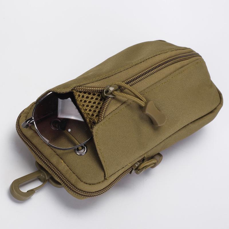 1pc Outdoor Multi-purpose Bag, Travel Camouflage Waterproof Hanging Bag Waist Kettle Bag, Mountaineering Bags