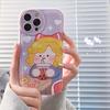 Силиконовый чехол Zhitai Air Cushion для iPhone 15Pro/14/12/11, Vivo, Huawei - креативный дизайн для женщин