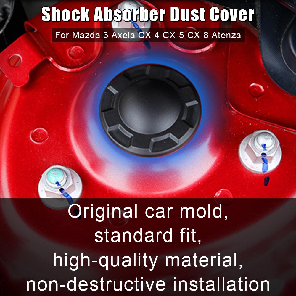 Защитный чехол для автомобильного амортизатора, водонепроницаемый пылезащитный чехол для Mazda 3 Axela CX-4 CX-5 CX-8 Atenza, автомобильные аксессуары 2 шт.