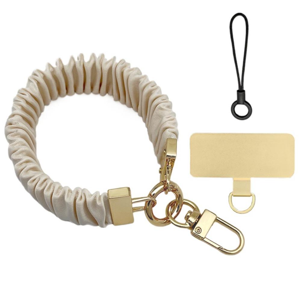 Pleated Design Mobile Phone Strap Pendant Anti Loss Cell Phone Chain Anti-Lost Handheld Mobile Phone Lanyard