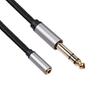 6.35mm 1/4 Male To 3.5mm 1/8 Female Audio Cable for Amplifier/Guitar/Piano/Phone