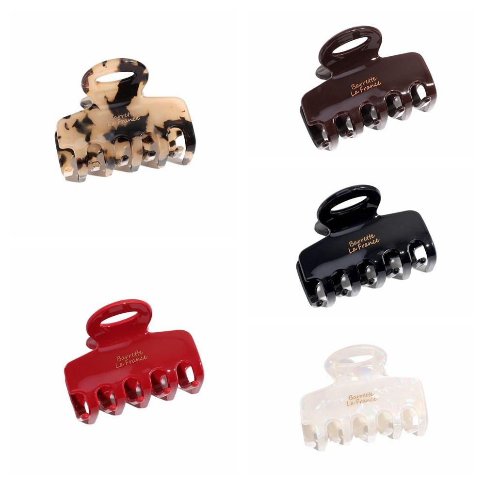 Hair Clip Acrylic Hair Claw Geometrric Women Shark Clip Gifts Square Hair Claw Party