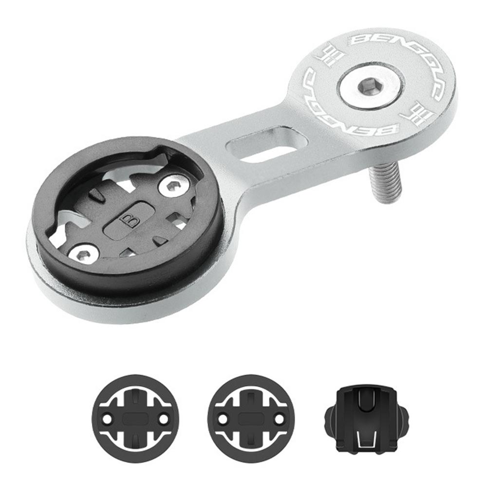 BENGGUO BG-2118 Aluminum Alloy Bike Computer Mount Stand Bracket (Without Silicone Phone Holder)
