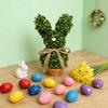 Easter Bunny Topiary Tree Rabbit Shaped Artificial Topiary with Bow Indoor Outdoor Garden Porch Easter Holiday Party Decoration