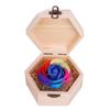 2024New Wooden Soap Box Flower Rose Small Wooden Box Gift Wood Soap Case Valentine Day Handmade Flower Soap Flower Birthday Gift