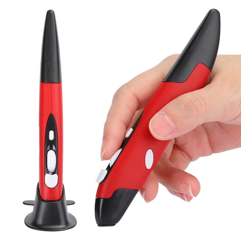 USB-компьютерный стилус, части ПК, беспроводная мышь 2,4G, персонализированная инновационная вертикальная ручка(красный