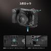 Полуклетка SmallRig для поддержки камеры Sony Alpha 6700 6600 6500 6400 с быстросъемной пластиной и башмаком 4337 / / / Встроенное крепление типа Arca, 1/4"-20 и