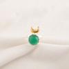 Green Onyx Stone 925 Sterling Silver Ethnic Stackable Mother Gift Handmade Ring RR-58-22