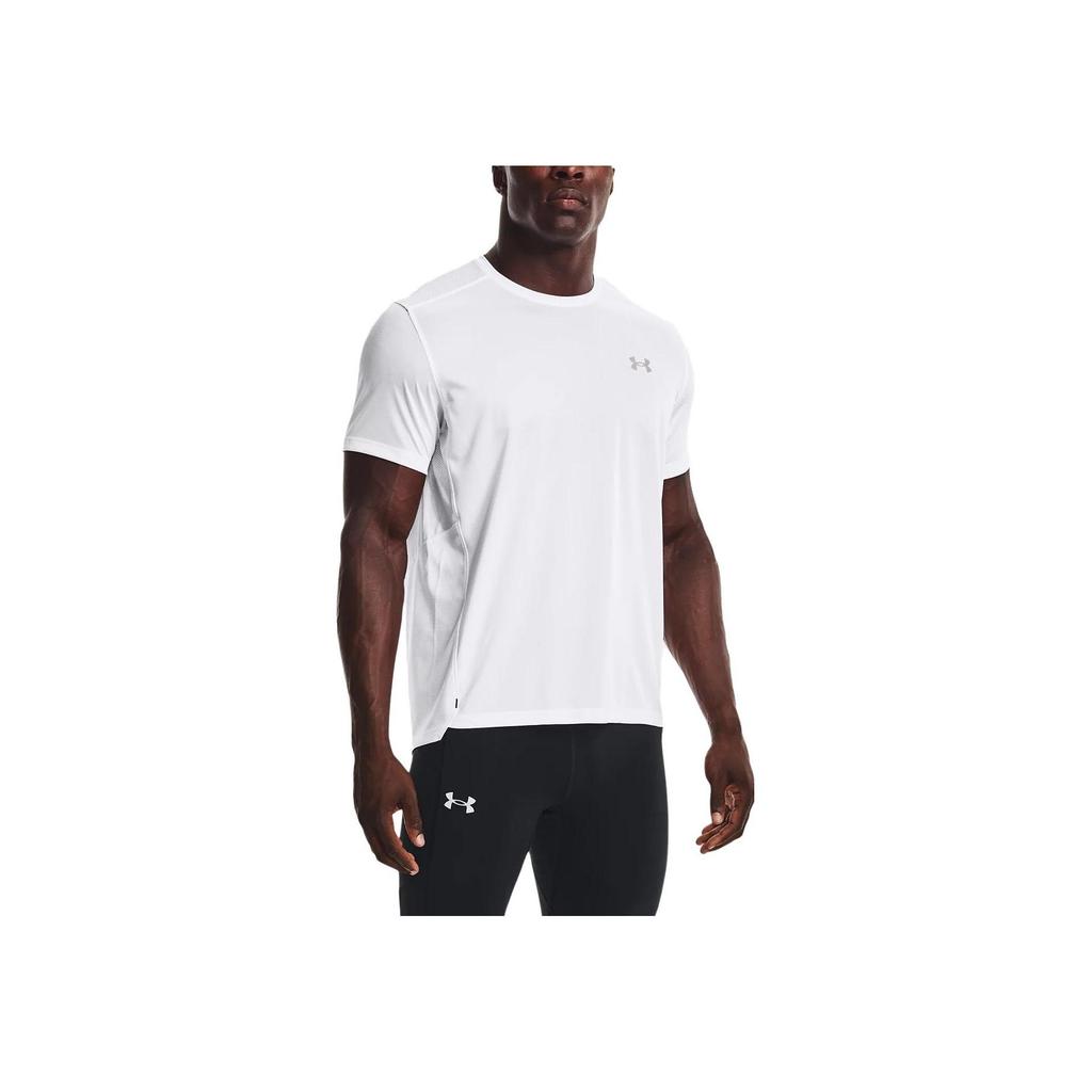 Under Armour UA Speed ​​Stride 2.0 Solid Crew Neck Футболка с коротким рукавом Мужские топы Белые 1369743-100