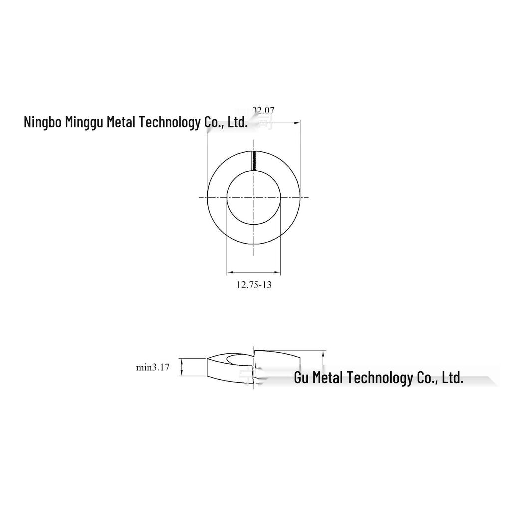 8x10x1/4~1-1/2" Оцинкованные Черненые Пружинные Шайбы Гровера, Высокопрочные, Противооткручивающиеся, Стандарты США и Великобритании