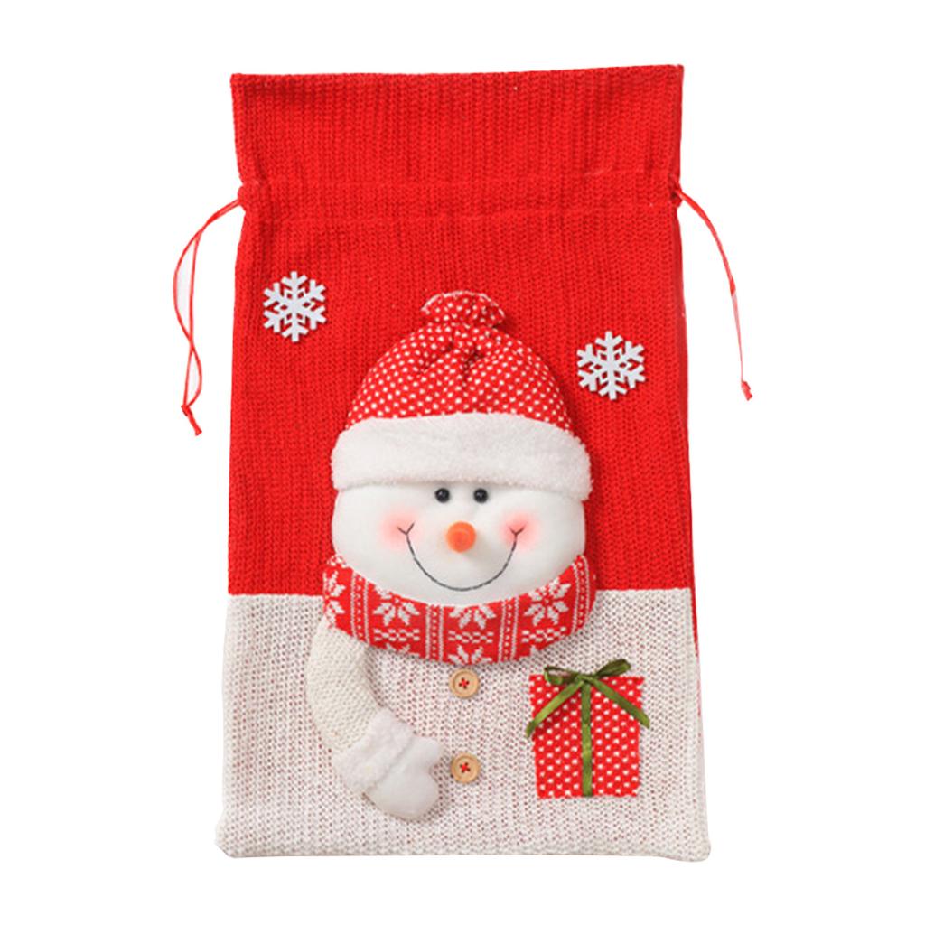 Рождественские большие вязанные подарочные пакеты Детские подарочные пакеты Подарки для детского сада 3D-дизайн
