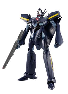 TAMASHII NATIONS DX Chogokin Macross 7 VF-17S Nightmare Stealth Valkyrie (Подразделение Гамлина Кизаки) приблизительно. 250 мм ABS и Металл и ПВХ Окрашенная Подвижная Фигурка