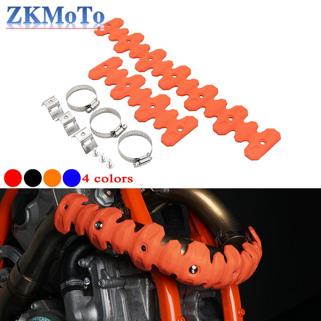 Мотоцикл 4-тактный Изоляция выхлопа Защитная крышка глушителя Для KTM SXF EXCF SMR Для Husqvarna FC FE Для Honda Yamaha Suzuki