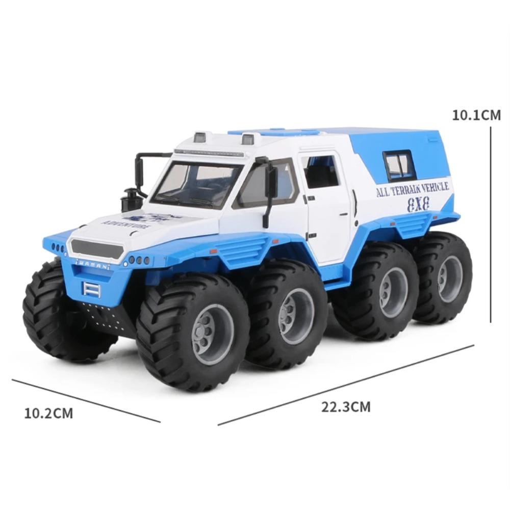 1/24 Россия Завоеватель Шаман 8*8 Шины Сплав Бронированный Автомобиль Модель Литой Металл Игрушка Полиция Внедорожники Модель Автомобиля Детский Подарок
