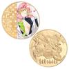 Commemorative coins, copper coins, anime related coins, gold-plated die cast metal coins, handicrafts