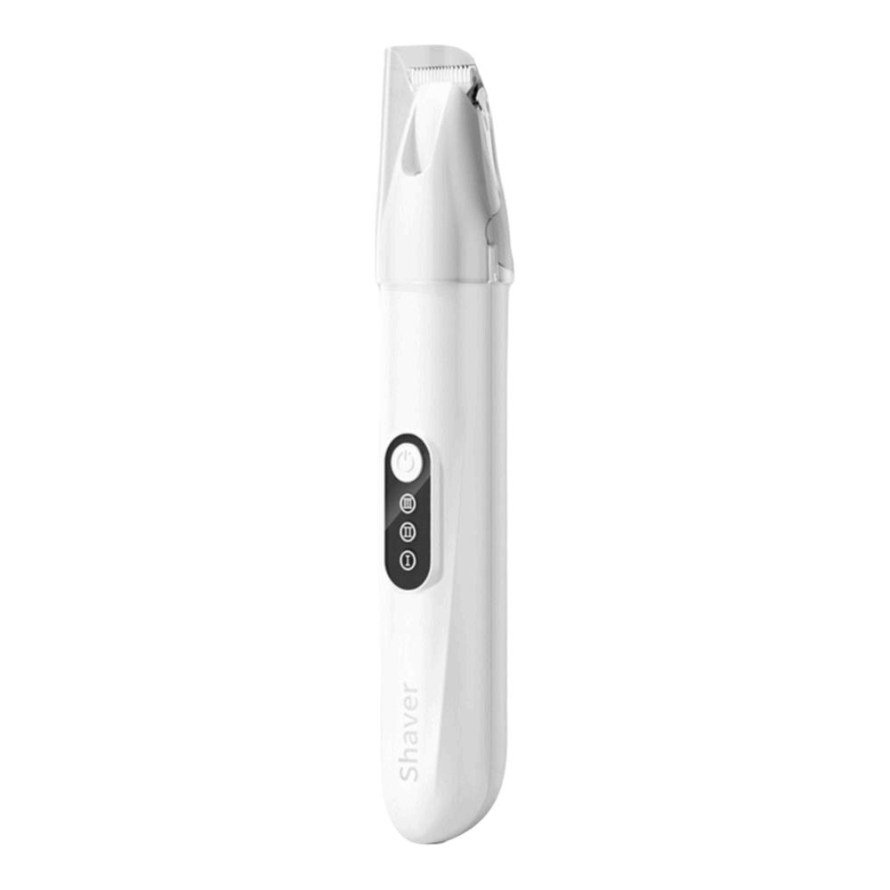 Электрическая машинка для стрижки шерсти животных USB-зарядка Тихая работа Машинка для груминга животных Профессиональная со светодиодом Электрическая бритва для кошек