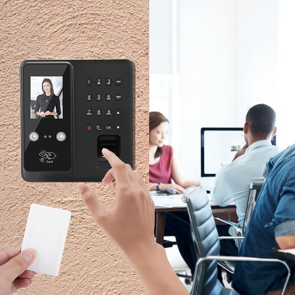 2.8-дюймовый TFT TCP/IP 125 кГц считыватель отпечатков пальцев RFID-карта пароль учет рабочего времени