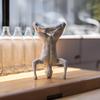 Стабильная Основа Украшение 3D Фигура с Напечатанным Йога Белый