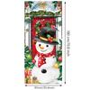 Background Christmas Door Cover Door Hanging Fabric Flag Cute Door Banner  Christmas