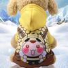 Four-legged Button Dog and Cat Clothing, Pet Supplies, Autumn and Winter Fleece Hoodie