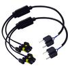Комплект из 2 частей Honpo H4Hi/LoHID Relayless Harness для легкой установки проводки