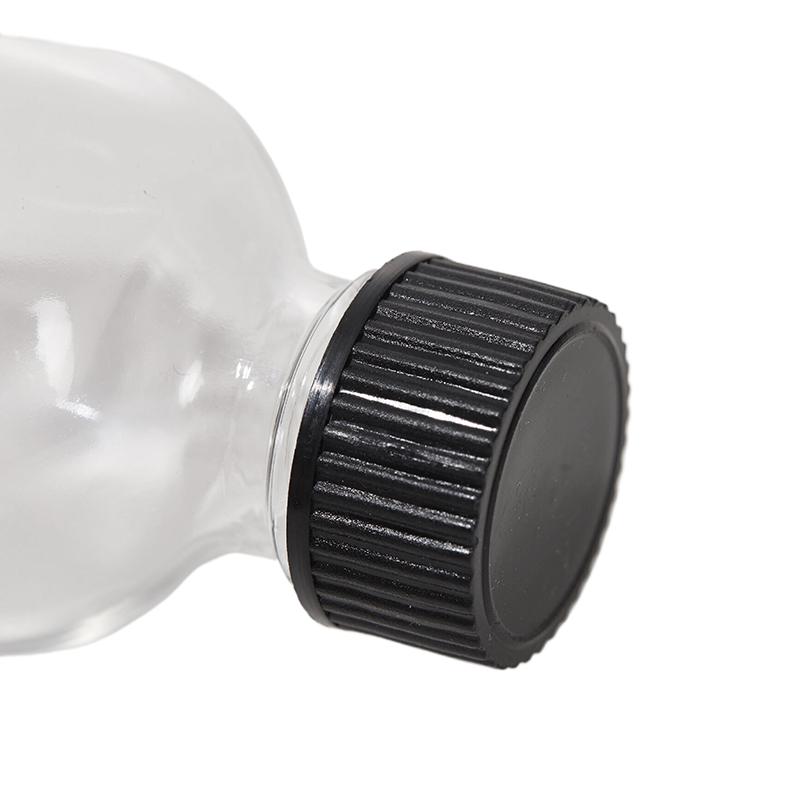 6 шт. маленькие прозрачные стеклянные бутылки с крышками, стеклянные контейнеры, круглые бутылки для образцов для сока, масла, имбирных шотов, виски, жидкостей