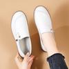 Fashion Shoes for Women Moccasins Flats Woman Loafers Genuine Leather Female Shoes Slip On Ballet Nurse Women's Shoes Plus Size 2025