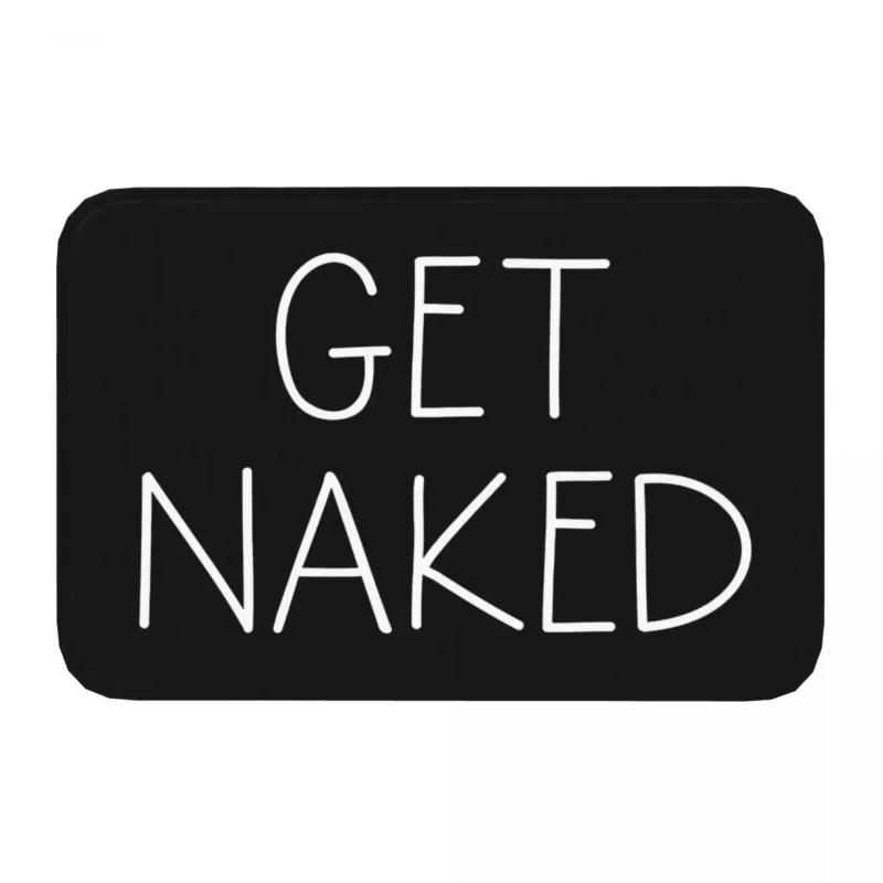 Get Naked Doormat Welcome Mat  Bath Bedroom Living Room Soft Anti-slip Carpet Balcony Floor Rug Home Decoration