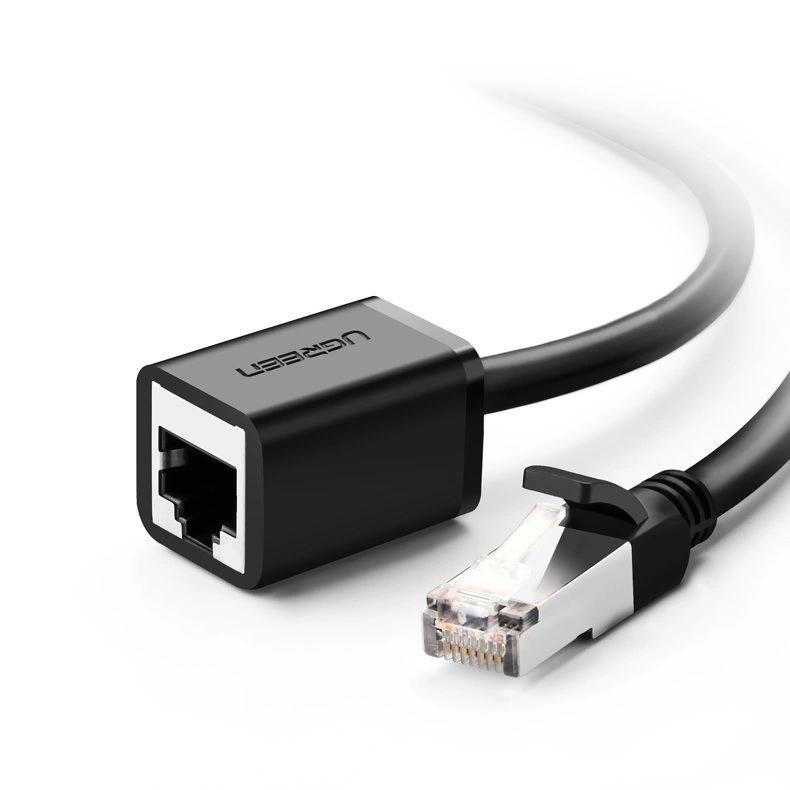 Ugreen Extension Cable Ethernet Rj45 Cat 6 Ftp 1000 Mbps Internet Cable 5 M Black (Nw112 11283)