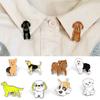 1PC Cartoon Dachshunds Corgi Dogs Brooches Pins Dog Jewelry Pendant Badge Decorated Cute Brooches