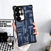 Ретро Джинсовый Узор Мягкий Чехол Для Телефона Для Samsung Galaxy S26 Ultra S25 Edge S24 FE S23 Plus S22 S21 + S20 Покрытие Противоударные Fundas
