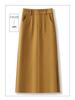 2025 Высокопосаженная струящаяся теплая стройнящая юбка-карандаш средней длины