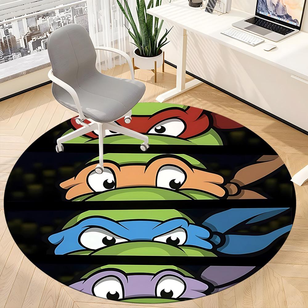 1pc TurtlesChair Carpet for Office, Non-slip, Soft and Durable Office Rug for Interior Decoration, Perfect for Office yy250925158