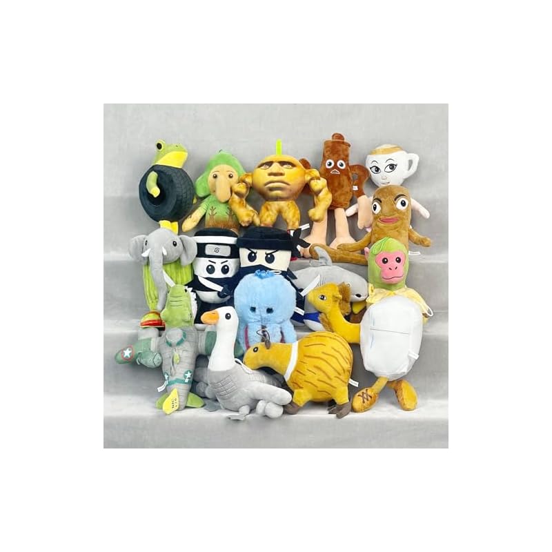 Итальянский мозг Лот Плюшевая игрушка Blueberini Octopussini, 20 см Подушка для бросания, Мягкая, Милая и Забавная, Декор комнаты, Фигурка, Детский праздничный подарок (Q)