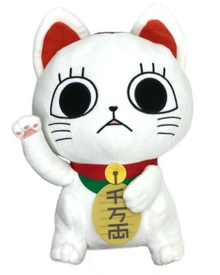 ТВ-аниме «Дандадан» Турбо Баба (Lucky Cat) Сидящая большая плюшевая игрушка Прибл.. 34см
