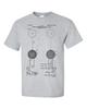 Nikola Tesla System of transmission of electrical energy Wireless TShirt