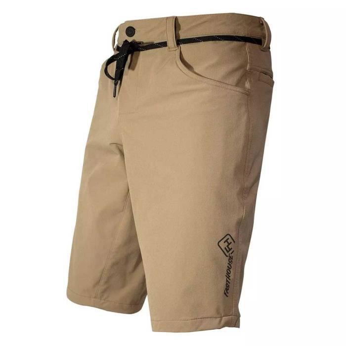 Short VTT - FASTHOUSE - Kicker - Homme - Kaki - Respirant
